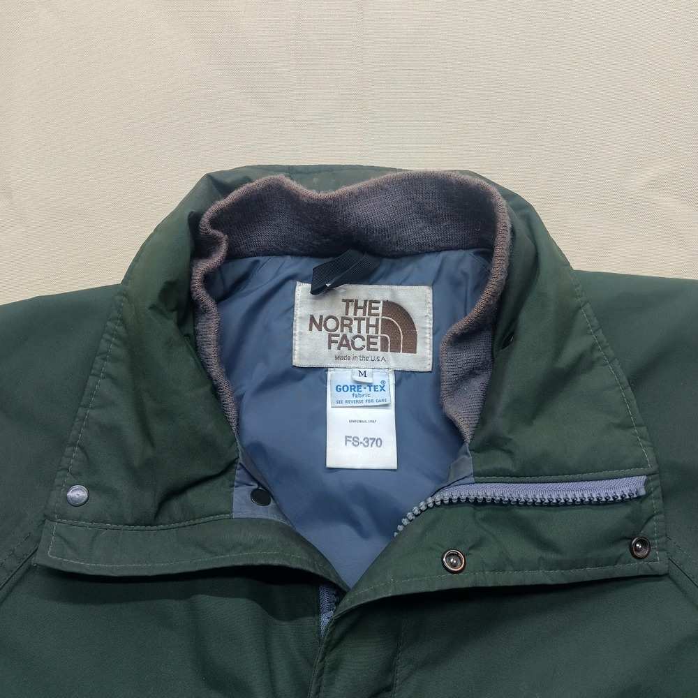 Vintage 1987 The North Face Forestry Service Gore-Tex Jacket Green Mens Medium